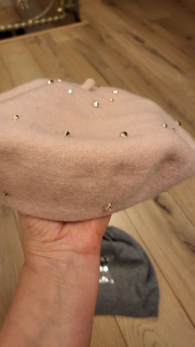 Basca lana fete/fetite 52 cm și caciula