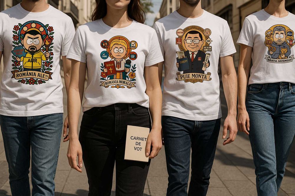 Tricouri | Lucrări unice personalizate | ALEGERI PREZIDENȚIALE 2025