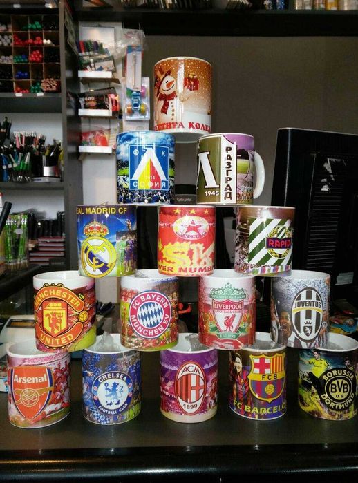 Чаша със снимка, надпис