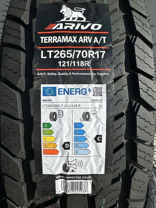 Нови джипови гуми ARIVO TERRAMAX ARV A/T 265/70R17 121/118R 2657017