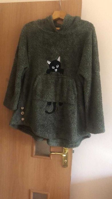 толстовка флисовая с капюшоном