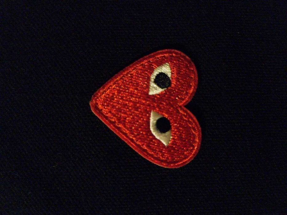 Comme des Garcons PLAY черное поло