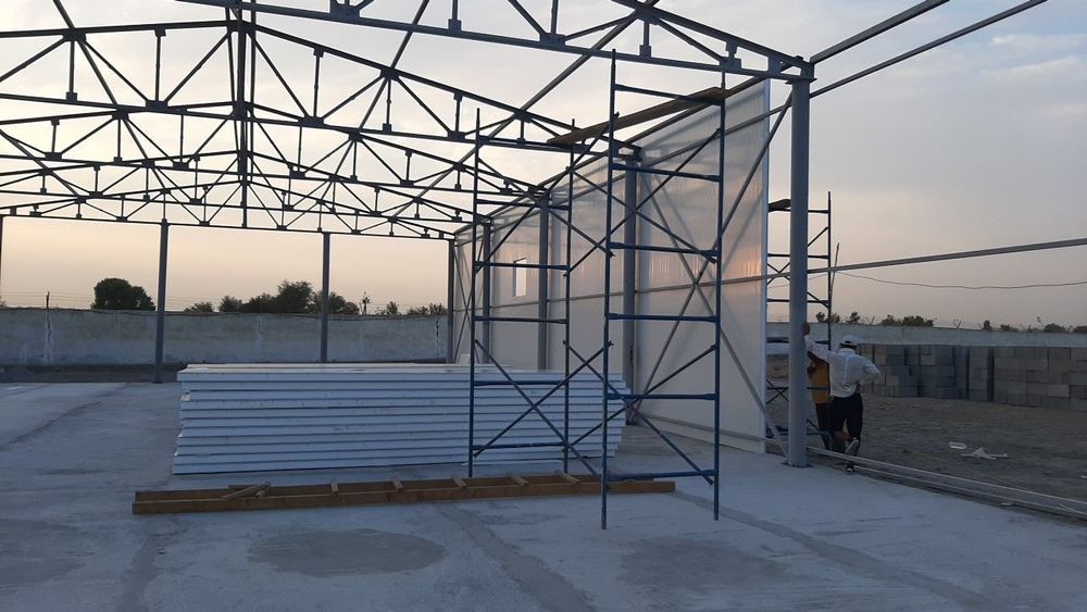 Сэндвич панели | металлоконструкция под ключ | теплица | ангар |ПP-7
