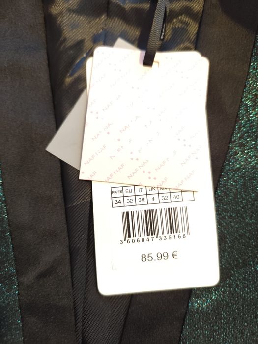 Sacou femei NafNaf marimea 34(XS) produs nou cu eticheta