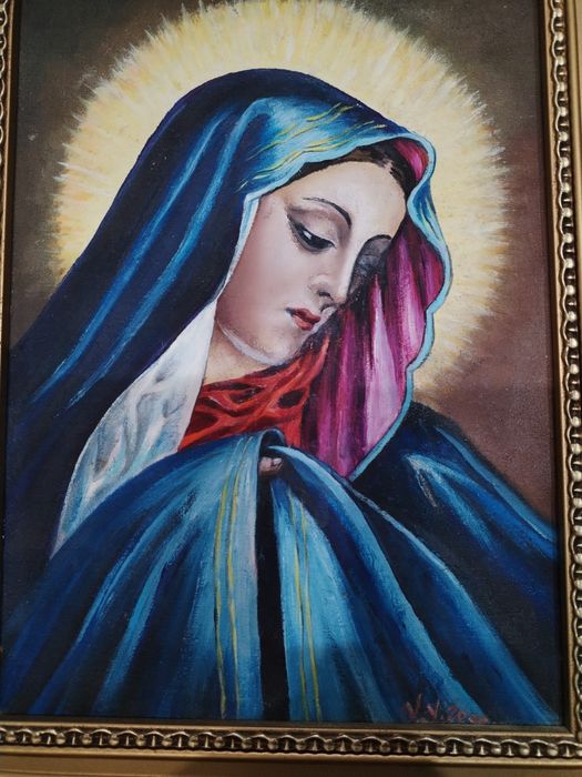 Tablou cu fecioara Maria