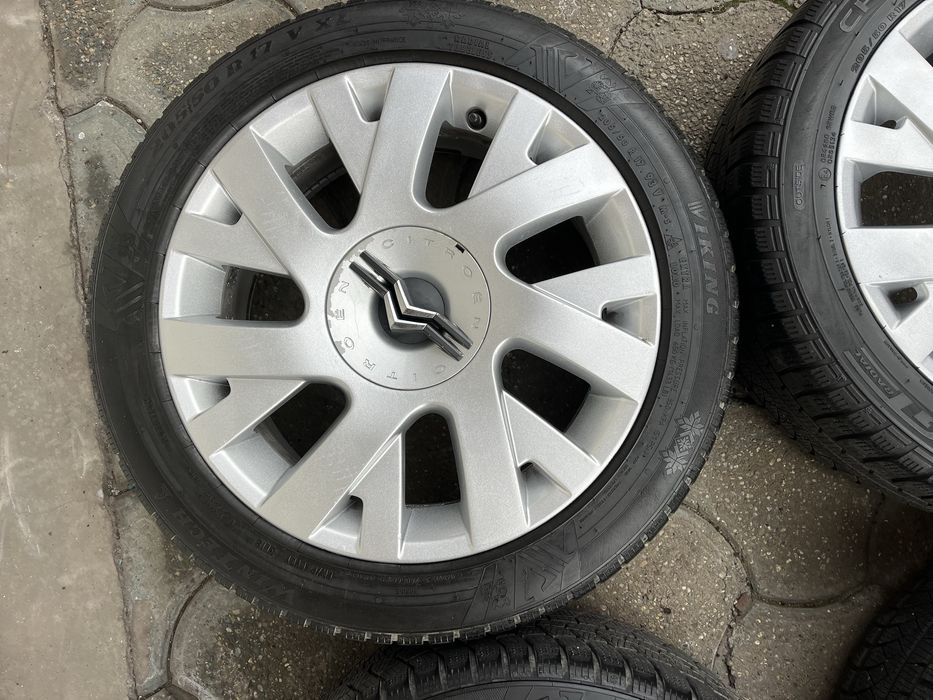 Jante aliaj 4x108, anvelope 205/50 R17 Citroen C3, C4, C5, Xsara