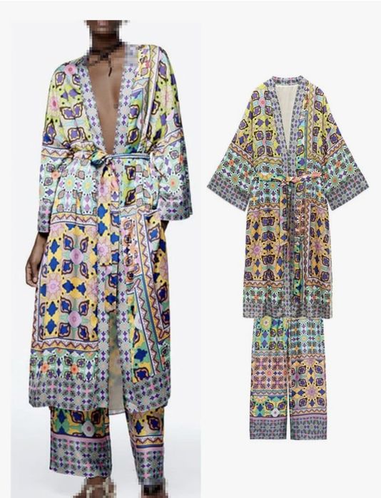 Дамски сет zara  флорален