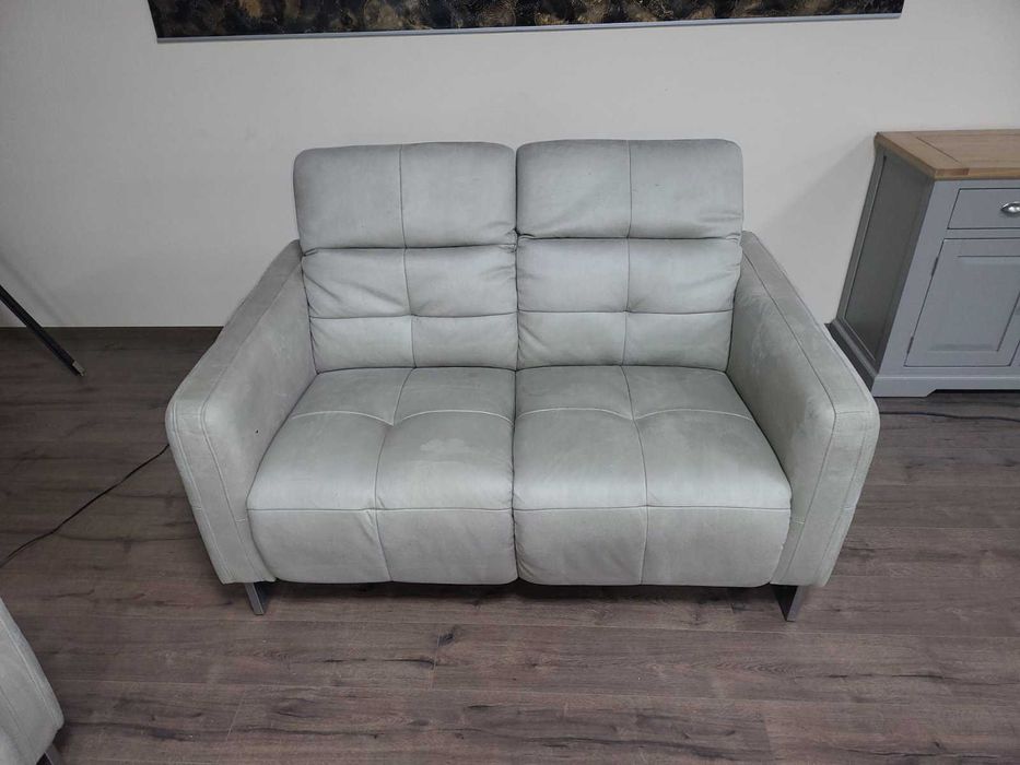 Сив комплект дивани от плат тройка и двойка "Marmont"