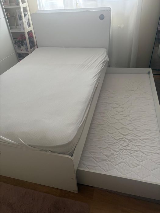 Vand pat 120x220 cu extensie