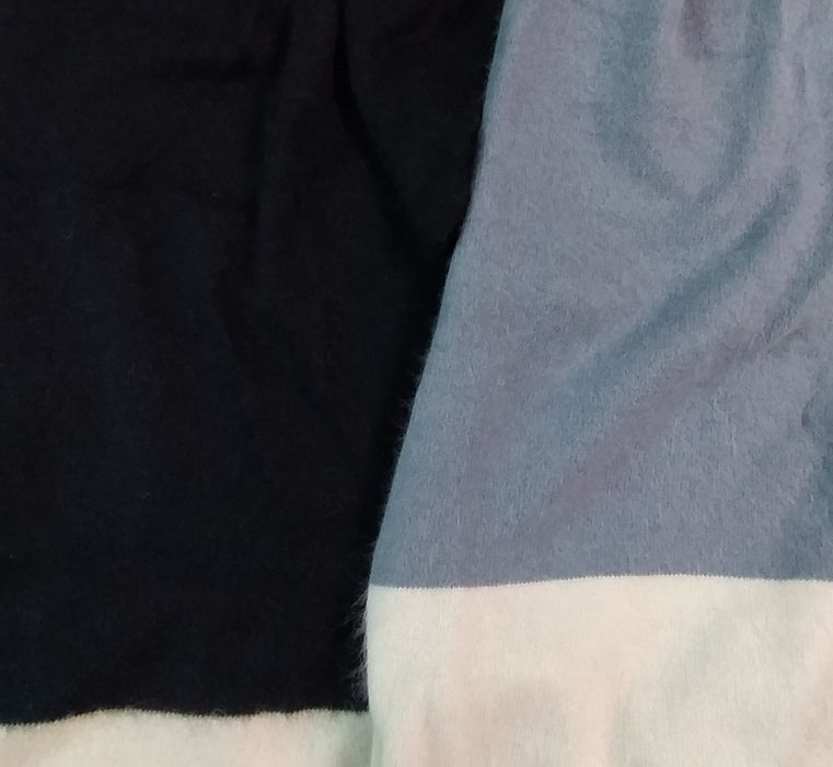 Шарф из ангоры. 3 цвета в одном.