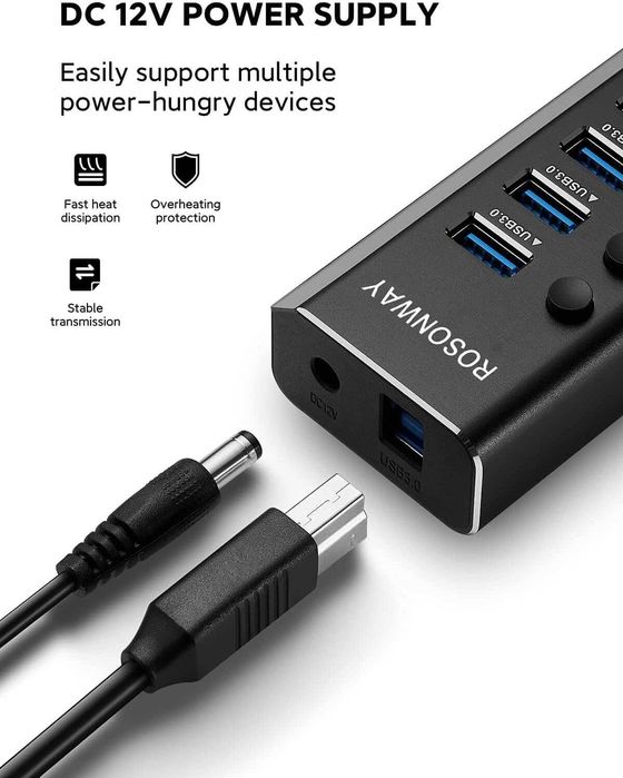 Продам USB-хаб  Rosonway 16 портов USB 3.0