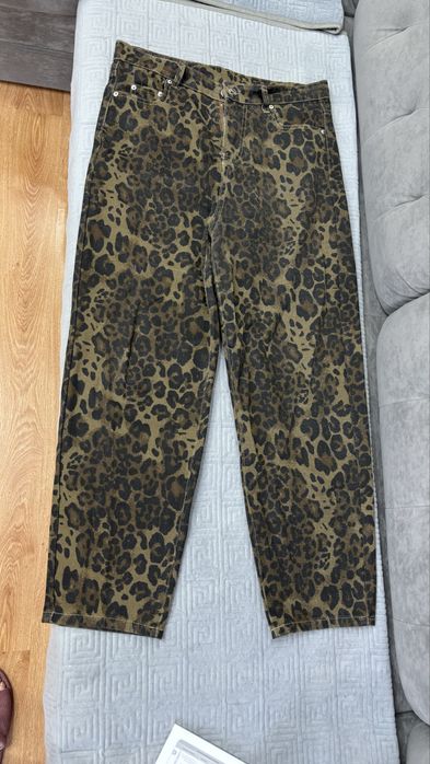 Джинсы, леопардовые