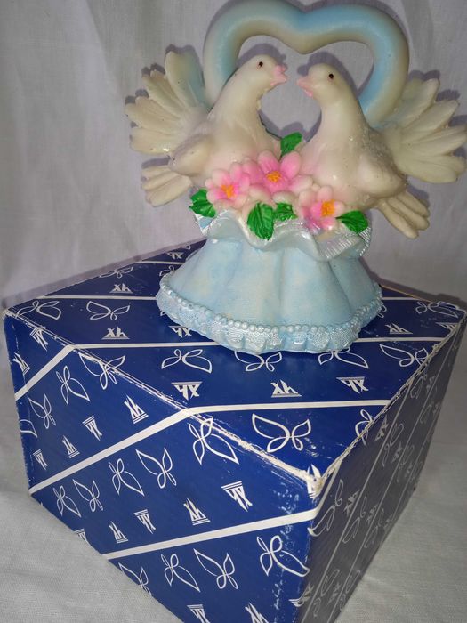 Чайник. Сувениры\голуби и рыбка.\