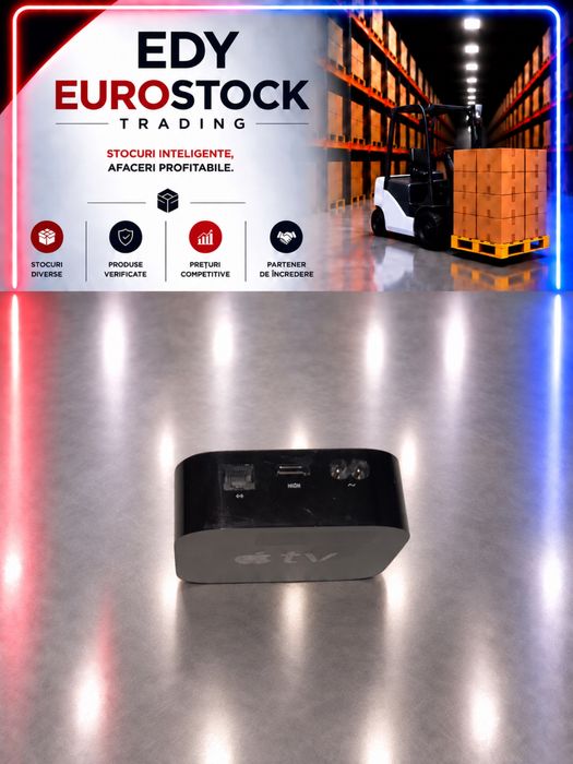 Apple TV 4K (prima generație), 32 GB, A1842, Wi-Fi + LAN