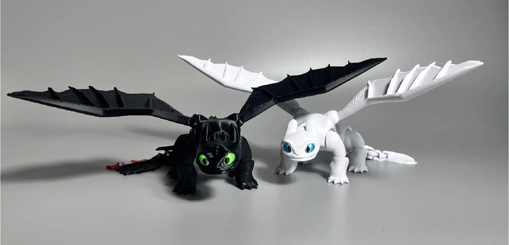 Дракони и други 3d принтирани играчки