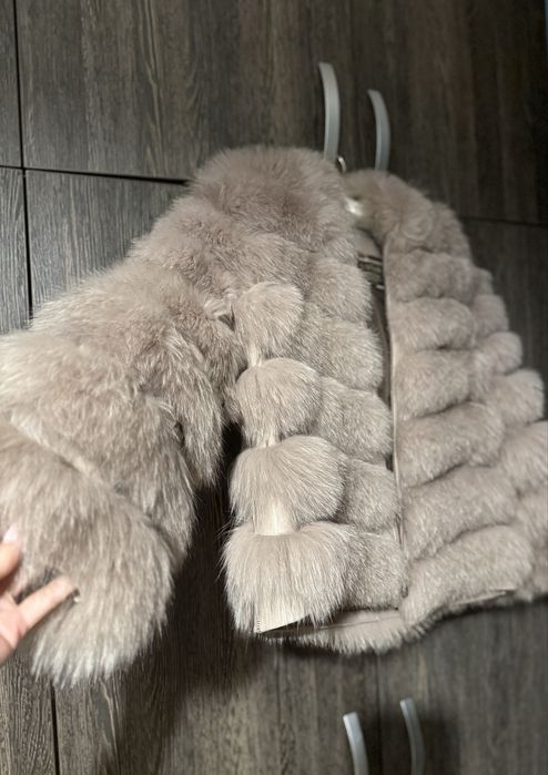 Палто естествен косъм лисица