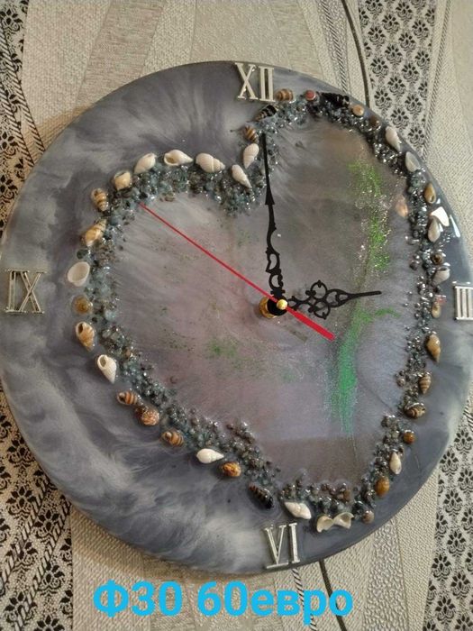 Ръчно Изработени  часовници от епоксидна смола