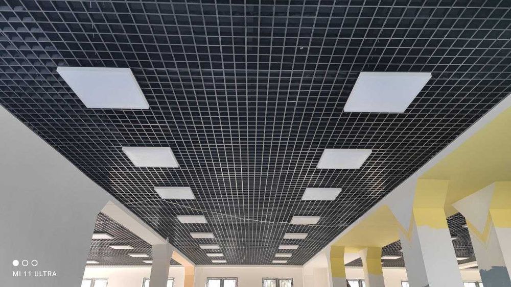 Грильято потолок | Грилято | сеточный потолок | клеточный | Grilyato |