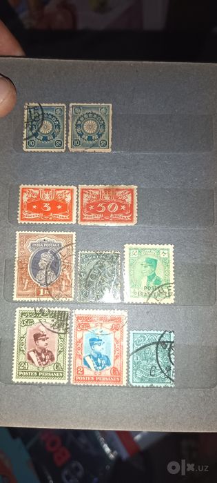 Коллекция почтовых марок, начиная с выпущенной в 1927 году