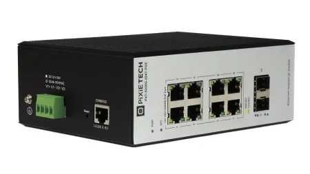 Управляемый промышленный POE коммутатор PXT-S250G-2S8T-POE