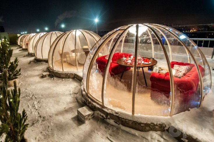 Купольный Капсула, kapsula kafe va restoranlar uchun