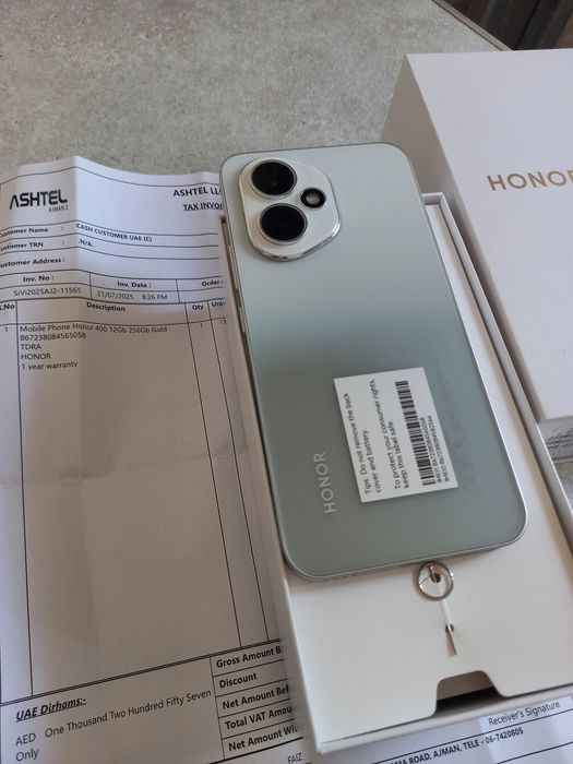 Honor 400 / 12/256 имейка киган  янги пачка  уз нархида Самарканд шаха