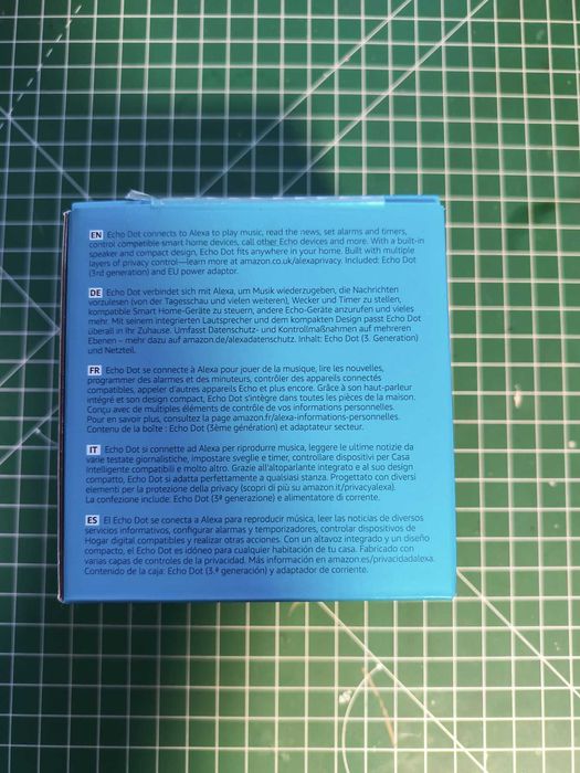 Echo dot неотваряно