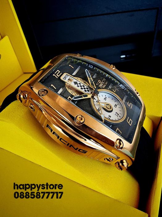 INVICTA Racing Monza Gold 57 mm, Инвикта нов ръчен часовник