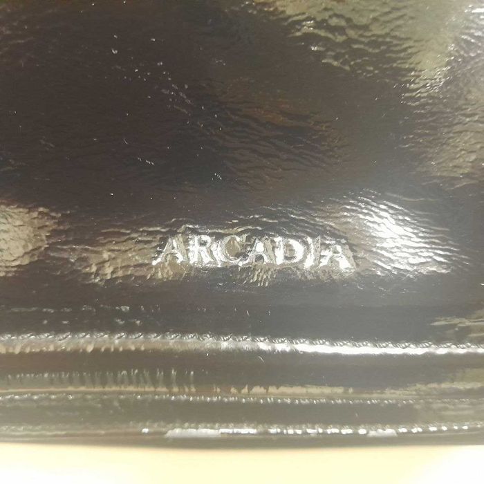 ARCADIA элегантная большая лаковая сумка / Made in Italy