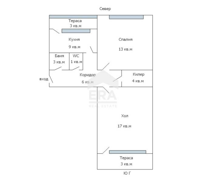 Продава се Двустаен апартамент в Варна, Младост 2 - 59 кв.м за 994 €/кв.м - Снимка #11