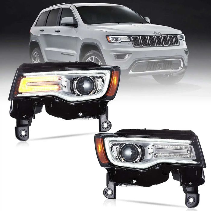 Комплект LED фарове за Grand Cherokee WK2 2014- с начална анимация