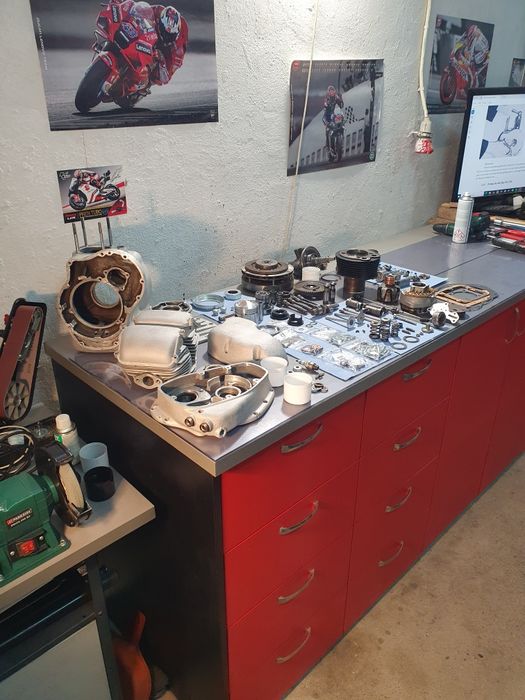 Vand motor si cutie viteze AWO Touren (Simson) 1955 reconditionate