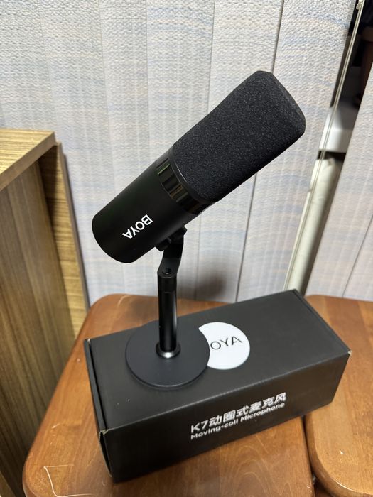 Продам студийный микрофон для стрима Boya K7