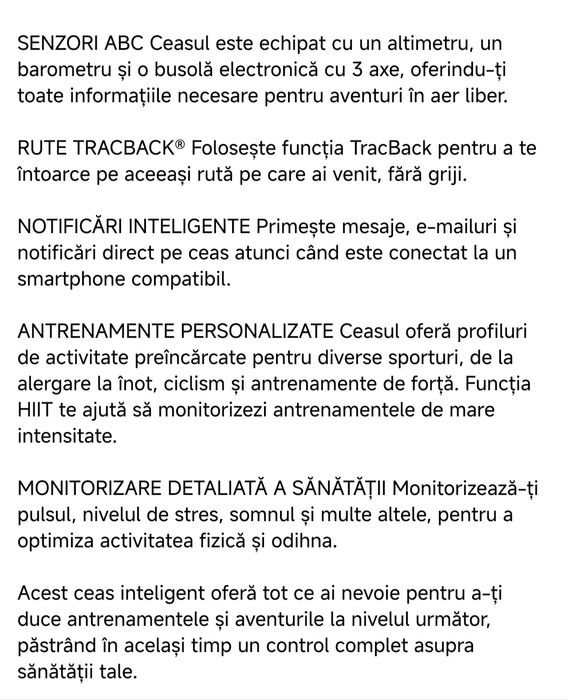 Vând ceas Garmin NOU