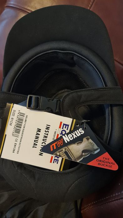 Toca/Casca echitatie EQUITARE, 61 cm.