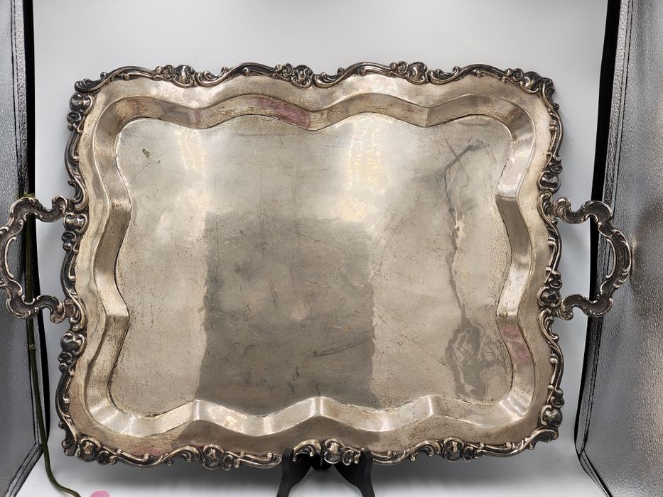 Industria Peruana,сребърен поднос, Перу, проба 900. грама
2460 гр