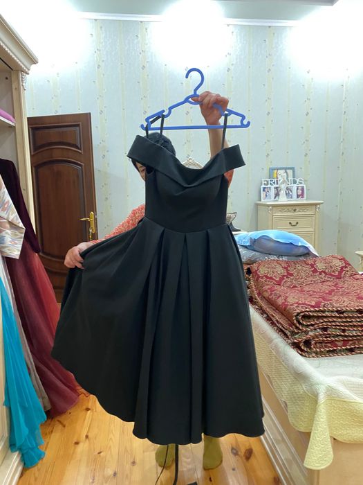 Платье черное женское