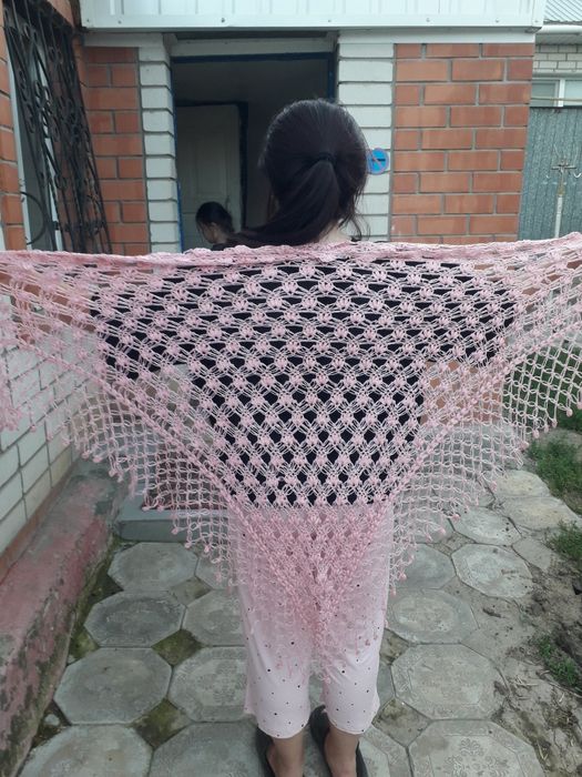 Шаль ручная работа.