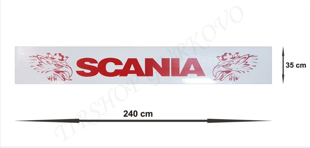 Гума калобран за ремарке/камион Скания/SCANIA 240Х35 см