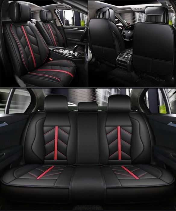 Комплект Универсална Авто Тапицерия Калъфи за седалки Еко Кожа