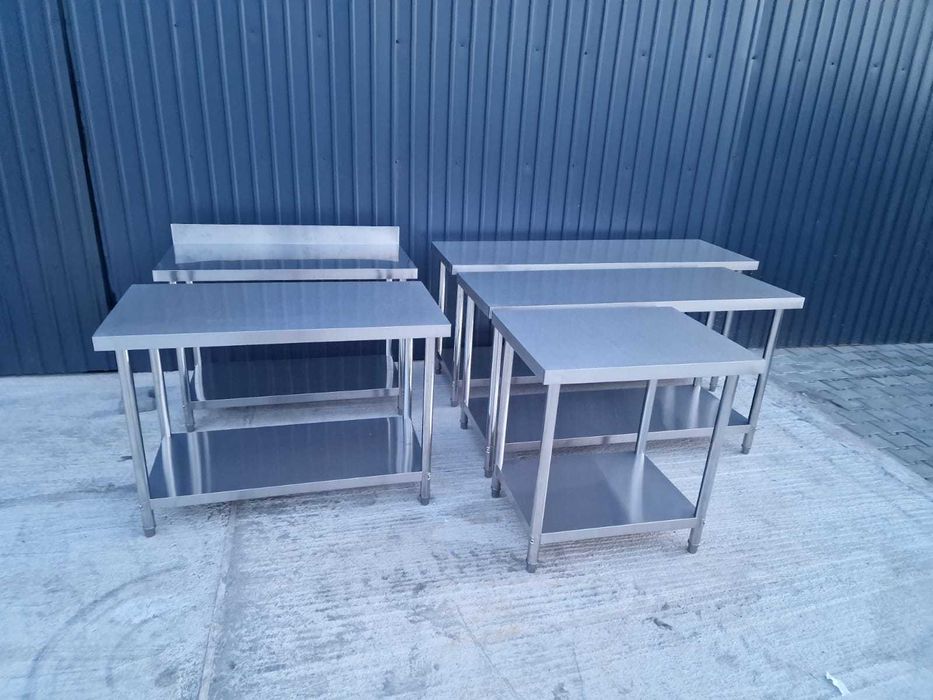Mese inox diferite dim direct din stoc pret producator NOi cu factura