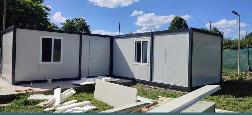 Жилищен контейнер 14кв.м сглобяема къща лизинг