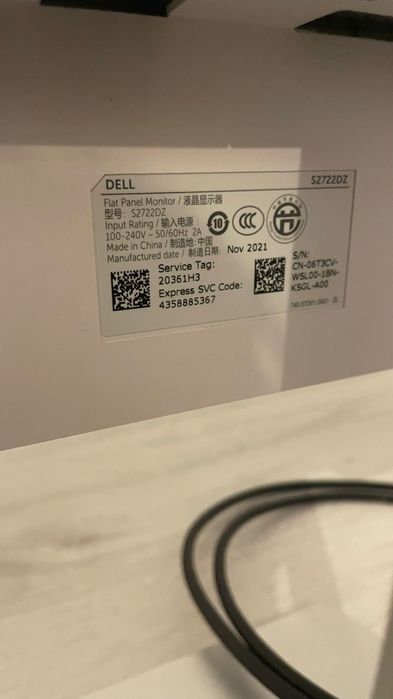 Vând monitor Dell 60 hz