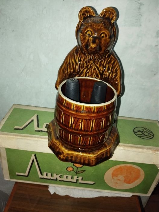 Скульптурка Мишка с бочонком