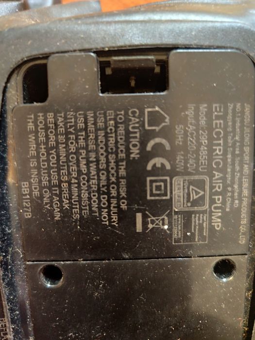 Pompa electrica ptr saltea gonflabila