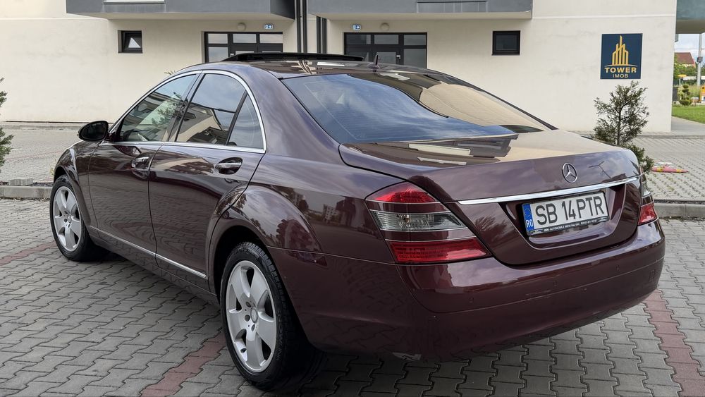 Mercedes S320 3.0 D 235 CP 2008 7G Tronic Trapa Ventilatie Interior Crem Visiniu Unic Propietar de Nou