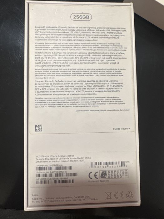 Iphone 8 Silver 256gb