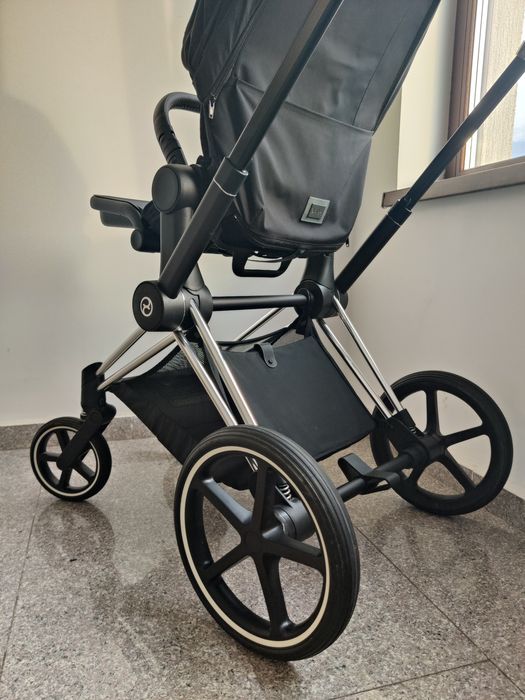 Carucior Cybex Priam 4 Platinum – Chrome + negru