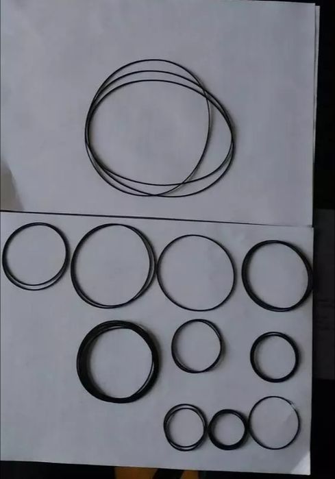 Set 35 de curele profil patrat radio caseta 0.7x0.7mm