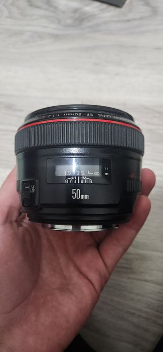 Canon 50mm 1.2 abiktiv